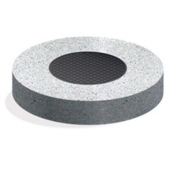 Placă circulară din beton armat cu capac de fontă D400